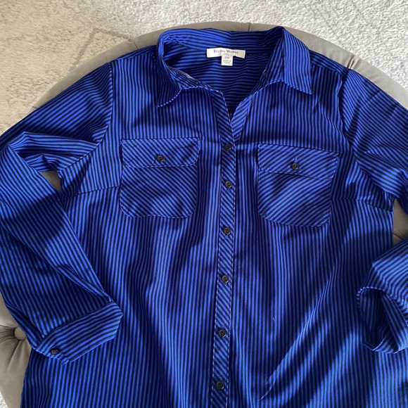 Studio Works Tops - Stripped dress shirt